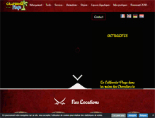 Tablet Screenshot of californie-plage.fr